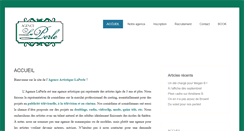 Desktop Screenshot of agencelaperle.com